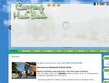 Tablet Screenshot of camping-auvergne.info